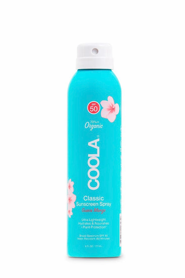 Coola Body SPF 50 Guava Mango Organic Sunscreen Spray