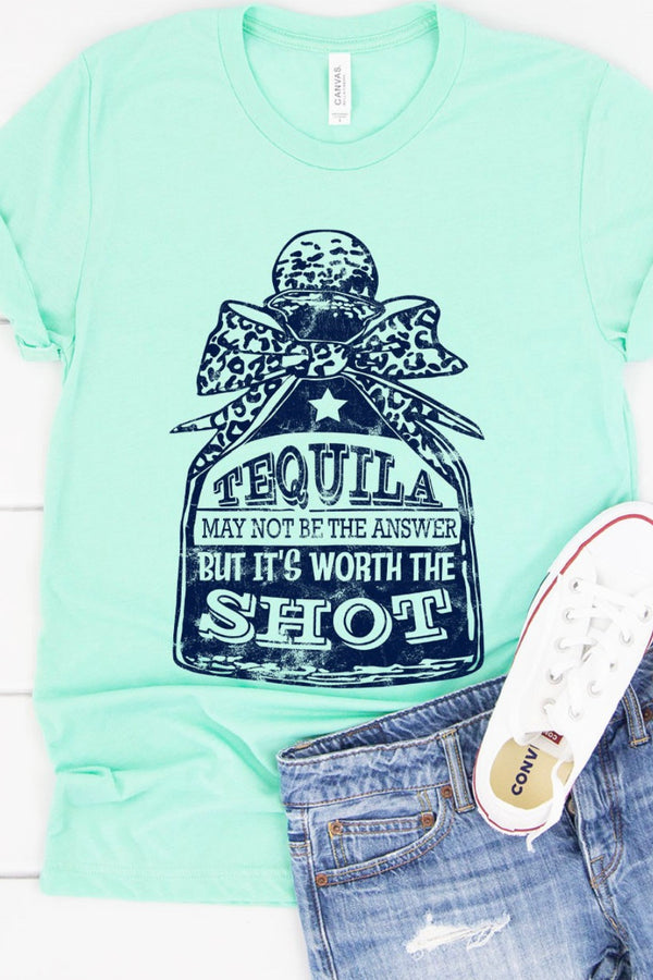 Tequila| Mint| cotton| tshirt|