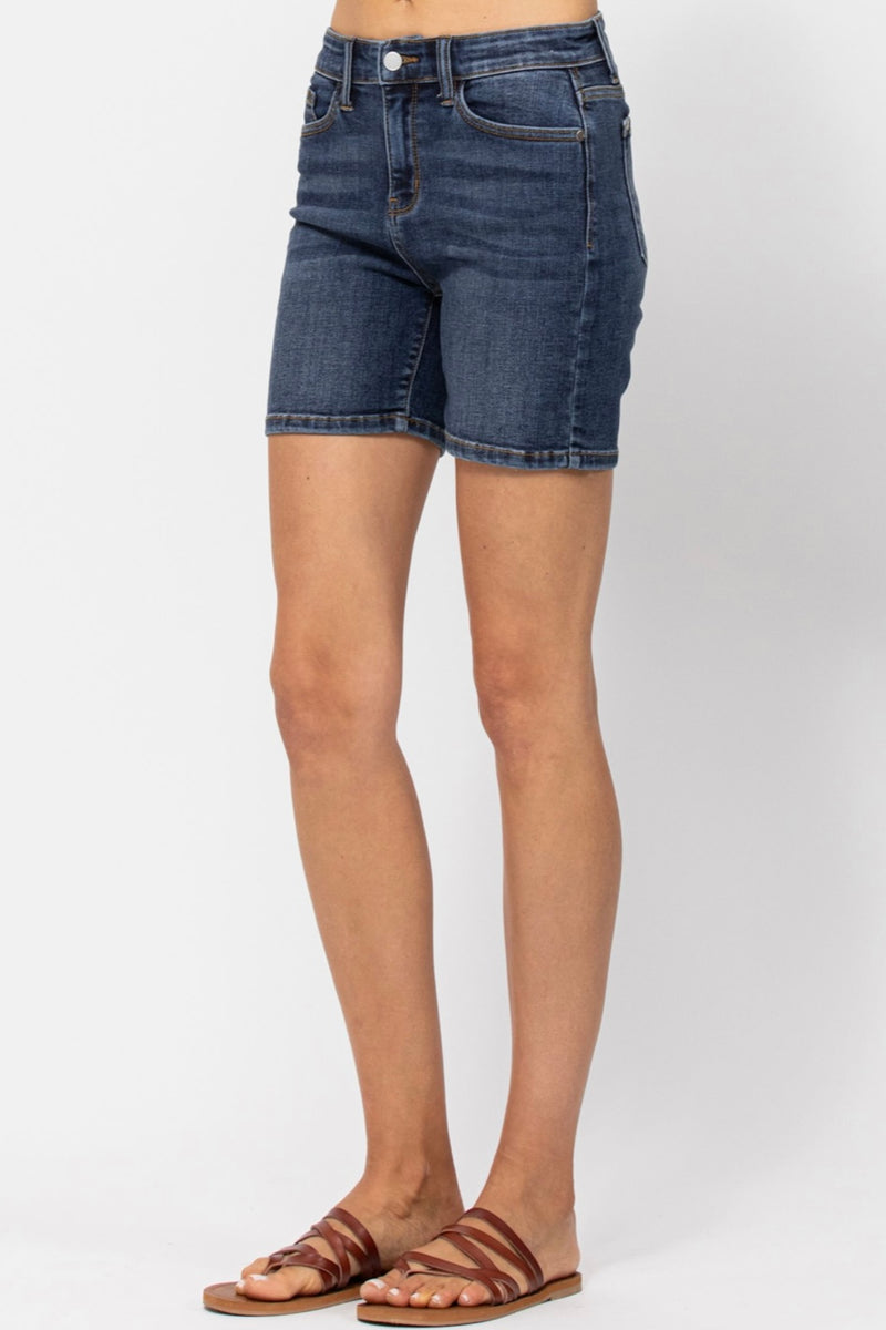 Dark Denim Shorts