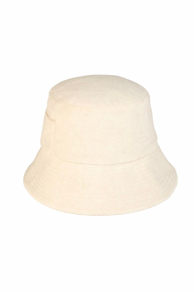 Lack of Color Beige Terry Bucket Hat