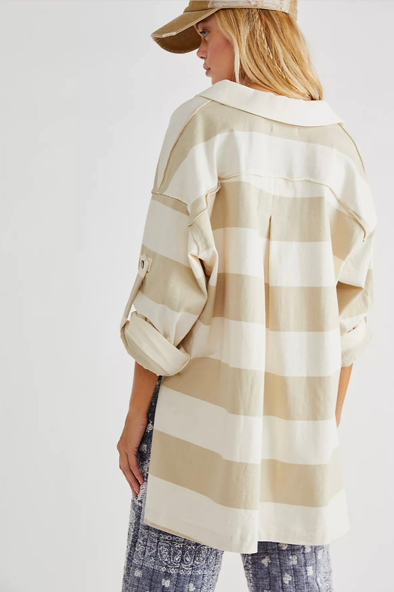 Free People Peyton Rugby Shirt