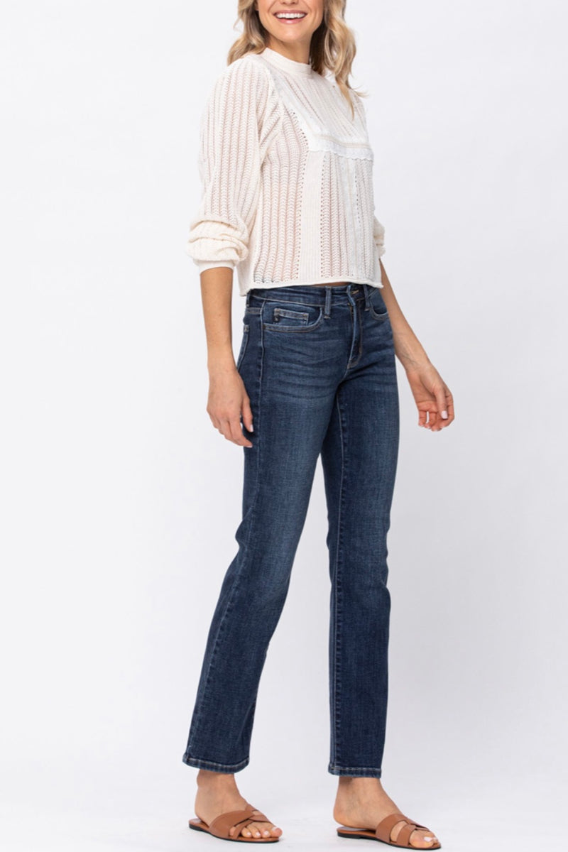 Judy Blue Straight Leg Mom Jeans