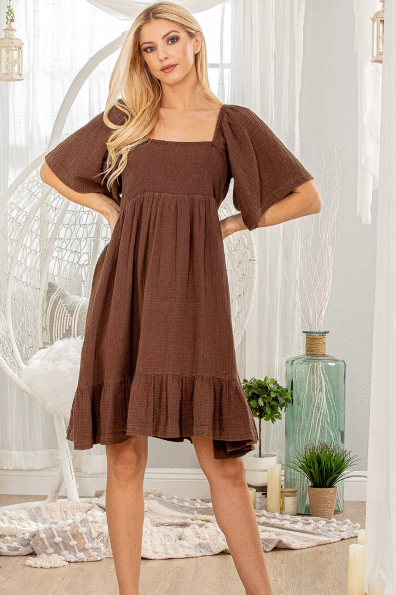 ladies baby doll dress