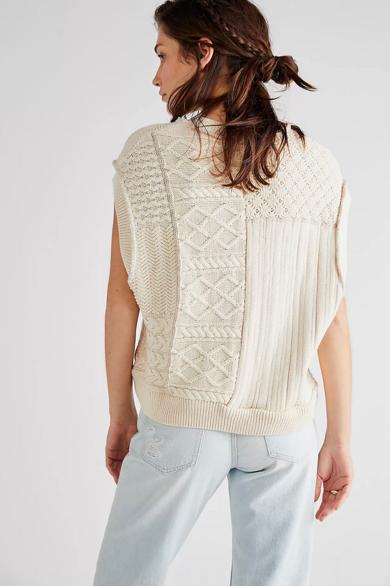 Free People Take The Plunge Sweater Vest - Size XS