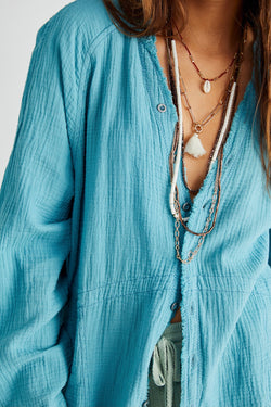 Free People Summer Daydream Button down top - Sale