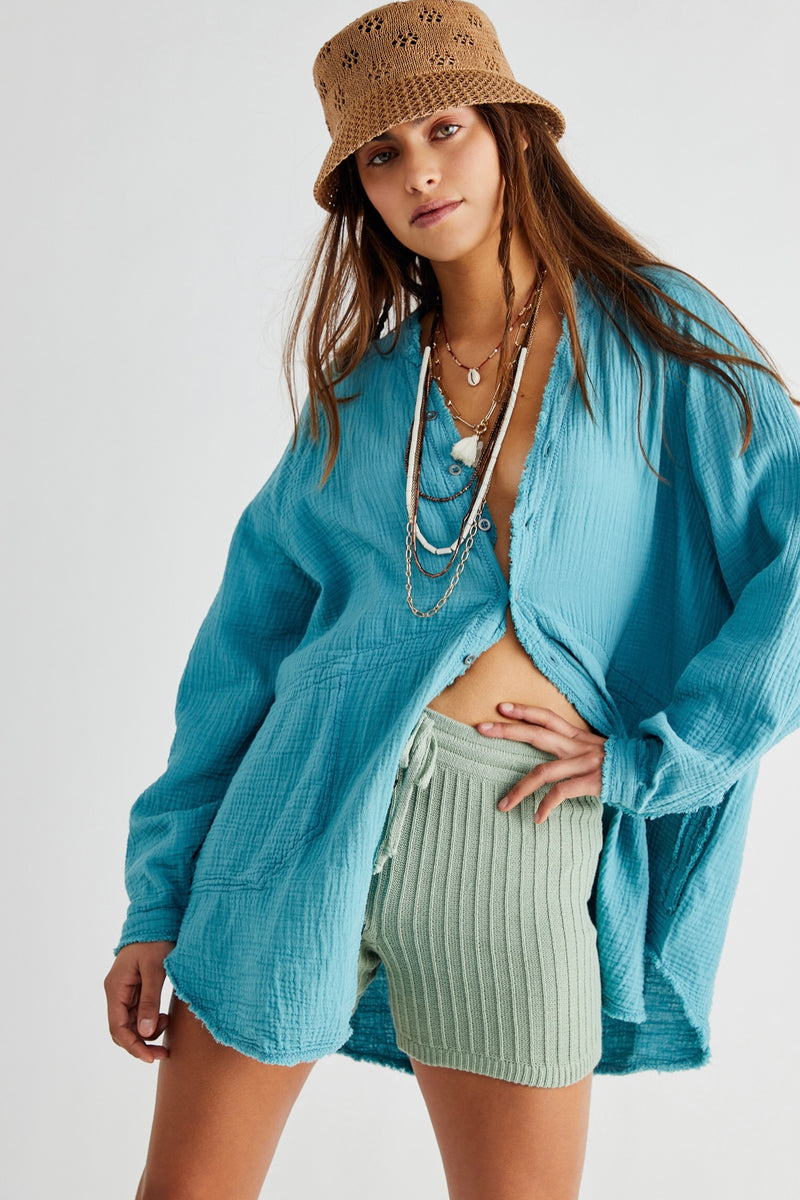 Free People Summer Daydream Button down top - Sale