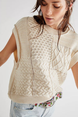 Free People Take The Plunge Sweater Vest