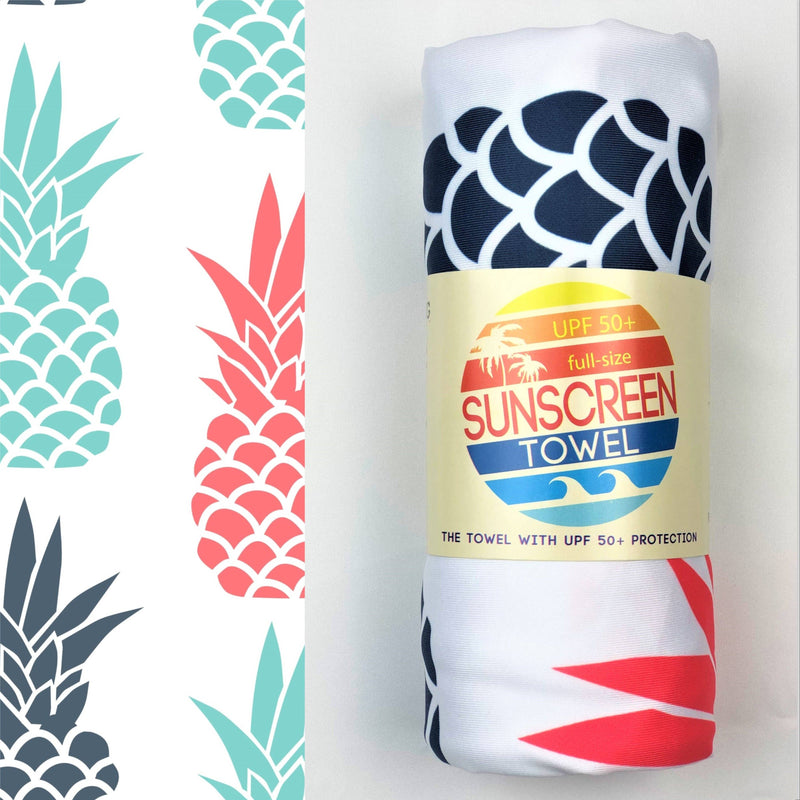 XL UPF 50+ Sunscreen Towel (Pineapple)