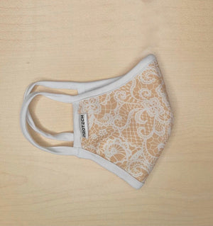 White Lace Face Mask