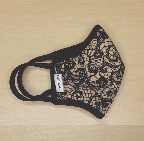 Black Lace Face Mask